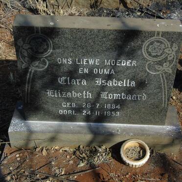LOMBAARD Clara Isabella Elizabeth 1884-1953