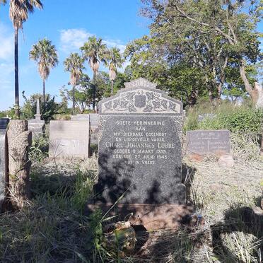 LUBBE Charl Johannes 1905-1945