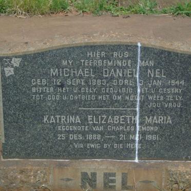 NEL Michael Daniel 1883-1944 :: NEL Katrina Elizabeth Maria 1888-1961
