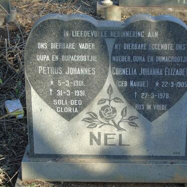 NEL Petrus Johannes 1901-1991 & Cornelia Johanna Elizabeth NAUDE 1905-1978