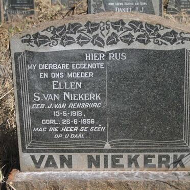 NIEKERK Ellen S., van nee J. VAN RENSBURG 1918-1956