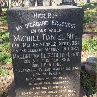 NEL Michiel Daniel 1887-1954 &amp; Magdalena Elizabeth STOLZ 1898-1986