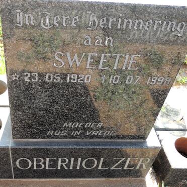 OBERHOLZER Sweetie 1920-1998