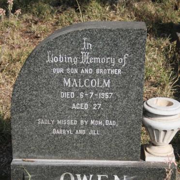 OWEN Malcolm -1957