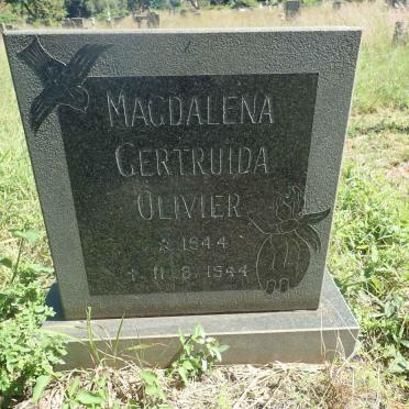 OLIVIER Magdalena Gertruida 1944-1944