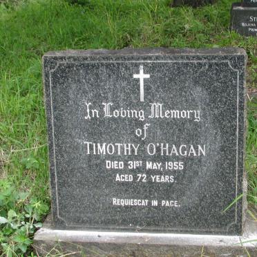 O'HAGAN Timothy -1955