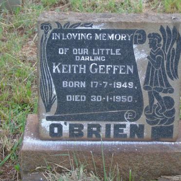 O'BRIEN Keith Geffen 1949-1950