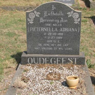 OUDEGEEST Pieternella Adriana 1901-1988