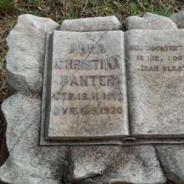 PANTER Anna Christina 1918-1920