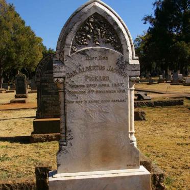 PICKARD Jan Albertus Jacobus 18?7-1918