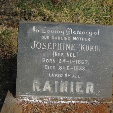 RAINIER Josephine nee NEL 1867-1958