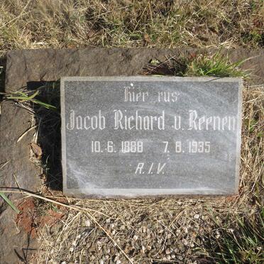 REENEN Jacob Richard, van 1888-1935