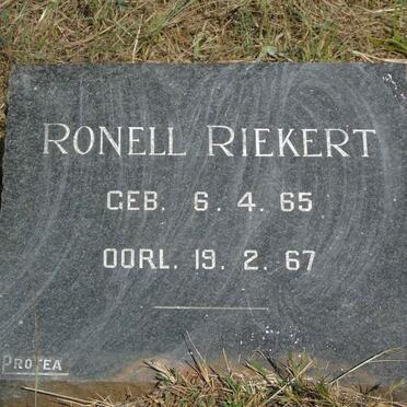 RIEKERT Ronell 1965-1967