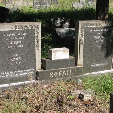 ROFAIL Joseph -1959 &amp; Agnes -1967