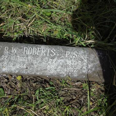 ROBERTS F.R.W. 1861-1946 & P.S. 1871-1967