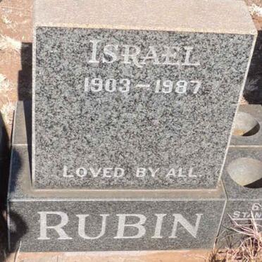 RUBIN Israel 1903-1987