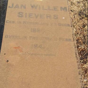 SIEVERS Jan Willem 1880-1941