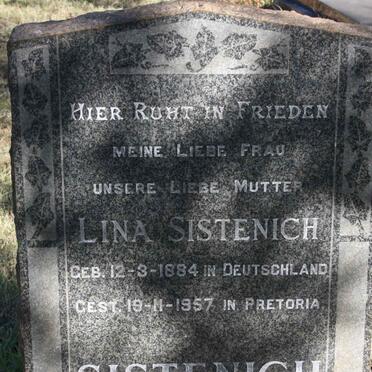 SISTENICH Lina 1884-1957