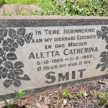 SMIT Aletta Catherina 1905-1962