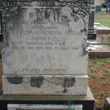 SWANEPOEL Christiaan Hendrik Petrus 1909-1941