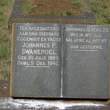 SWANEPOEL Johannes P. 1889-1942