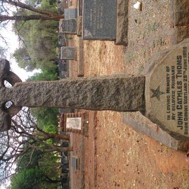 THOMS John Cathles 1880-1929