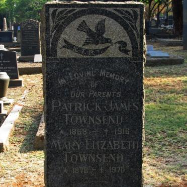 TOWNSEND Patrick James 1868-1916 &amp; Mary Elizabeth 1878-1970