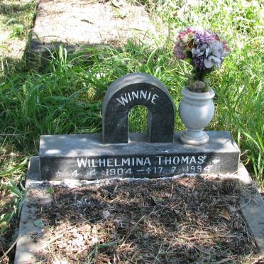 THOMAS Wilhelmina 1904-1994