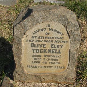 TOCKNELL Olive Eley nee WHTELEY -1955