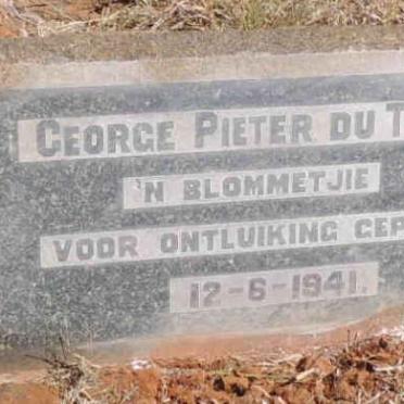 TOIT George Pieter, du -1941