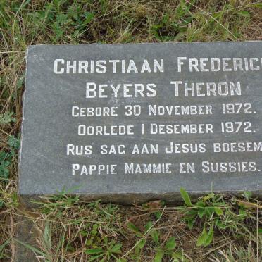 THERON Christiaan Frederick Beyers 1972-1972