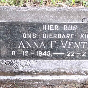 VENTER Anna F. 1943-1944