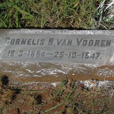 VOOREN Cornelis B., van 1864-1947