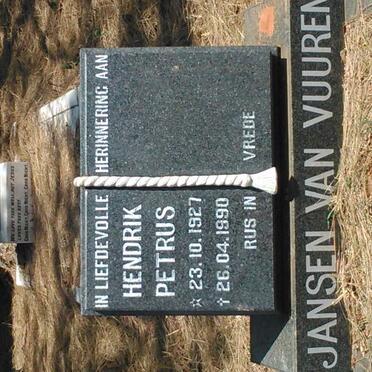 VUUREN Hendrik Petrus, Jansen van 1927-1990