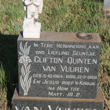 VUUREN Clifton Quinten, van 1964-1966