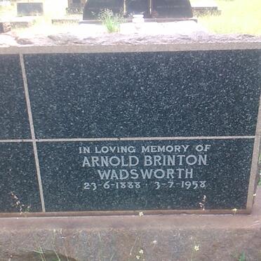 WADSWORTH Arnold Brinton 1888-1958