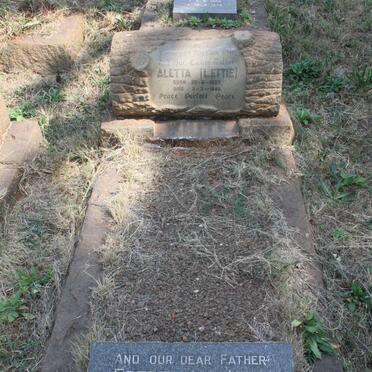 WHITE Frederick John 1883-1969 &amp; Aletta 1893-1948 