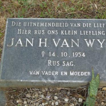 WYK Jan H., van -1954