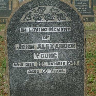YOUNG John Alexander -1945