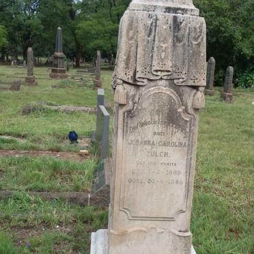 ZULCH Johannes Bernard 1850-1922 &amp; Johanna Carolina DOUTHWAITE 1869-1949