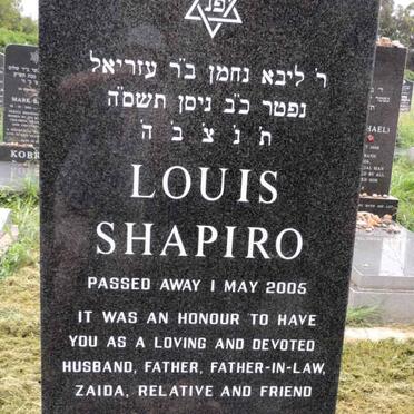 SHAPIRO Louis -2005