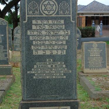 MYER Samuel M. -1928