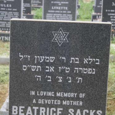 SACKS Beatrice -2000