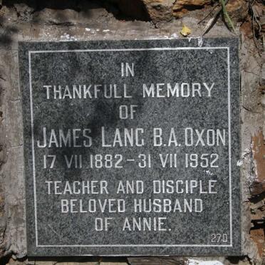 LANG James 1882-1952