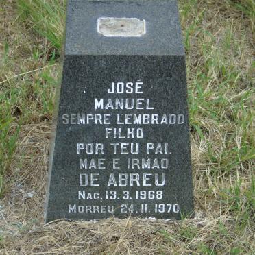 ABREU Jose Manuel, de 1968-1970