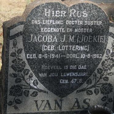 AS Jacoba J.M., van nee LOTTERING 1941-1962