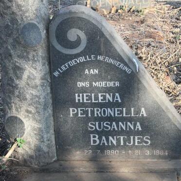 BANTJES Helena Petronella Susanna 1890-1984