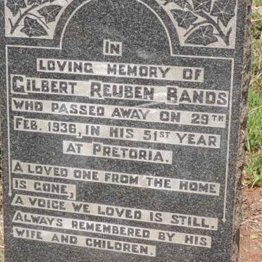 BANDS Gilbert Reuben -1936