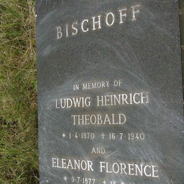 BISCHOFF Ludwig Heinrich Theobald 1870-1940 & Eleanor Florence 1877-1976