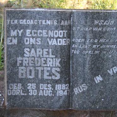 BOTES Sarel Frederik 1882-1947